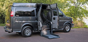 GMC Savana Chevy Express Full Size Wheelchair Vans For Sale   GMC8 300x143 